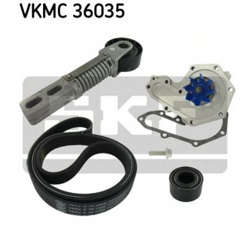 VKMC 36035 SKF - Насос охолоджуючої рідини + комплект зубчатого ремня